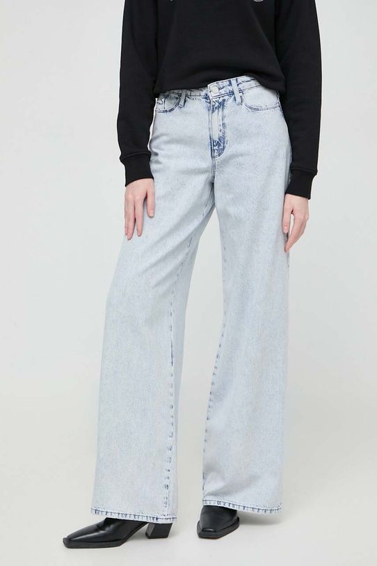 Karl Lagerfeld jeansy 241W1101 niebieski SS24