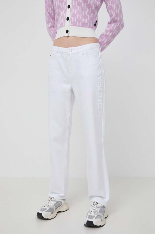 Karl Lagerfeld jeansi alb 241W1107