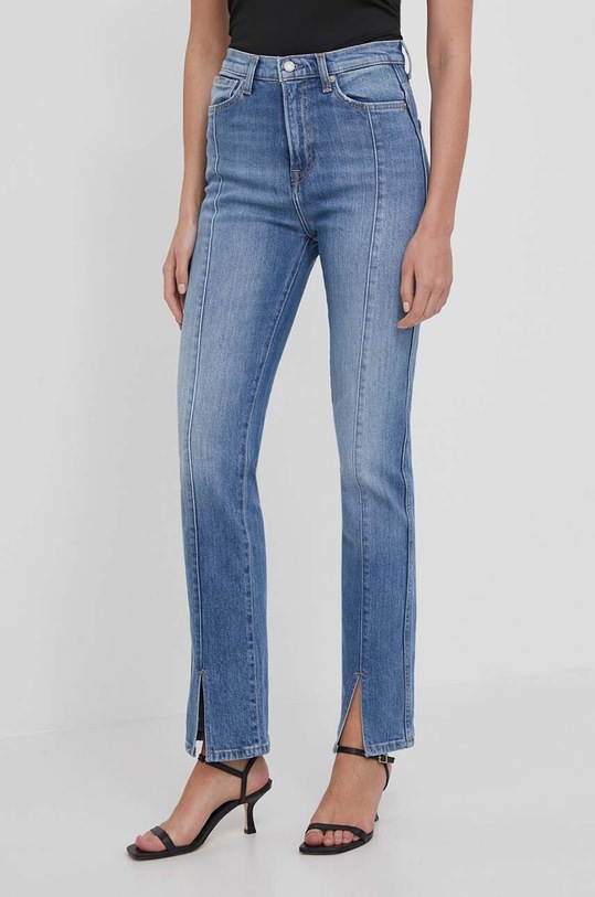 Pepe Jeans jeansy SLIM JEANS UHW SPLIT niebieski PL204686