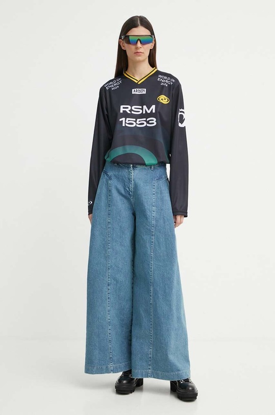 Remain jeansy 501842232 niebieski SS24