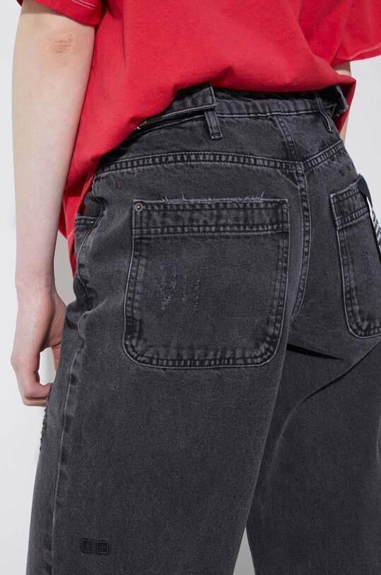KSUBI jeansi Low Rider Carpenter Fallen negru WSP24DJ035
