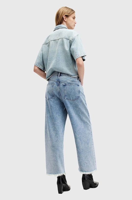 Traperice AllSaints BLAKE CROPPED JEAN W053EA plava