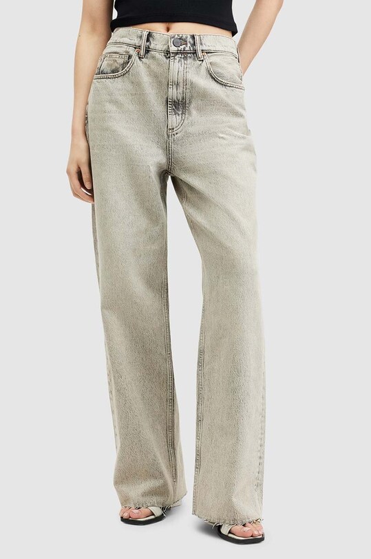 AllSaints jeansy BLAKE JEAN W044EA beżowy SS24