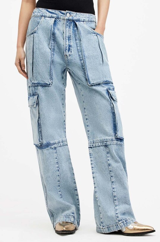 Джинсы AllSaints ECHO CARGO JEAN W061EA голубой SS24