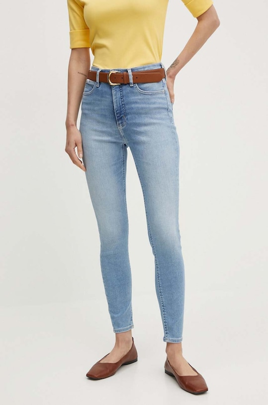 Džíny Calvin Klein Jeans Planet friendly modrá J20J221583