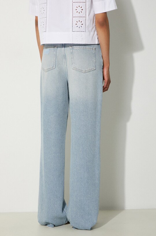 GANNI jeans Overdyed Heavy Denim Izey J1480 blue SS24