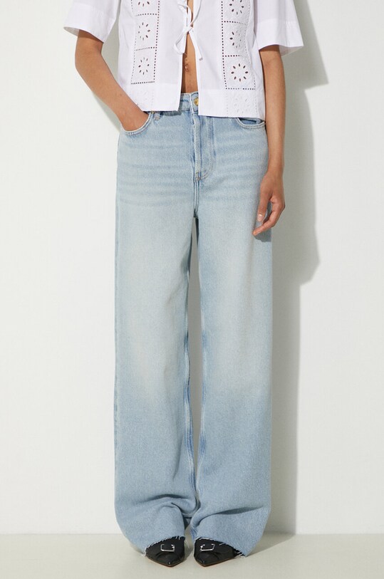 Clothing GANNI jeans Overdyed Heavy Denim Izey J1480 blue