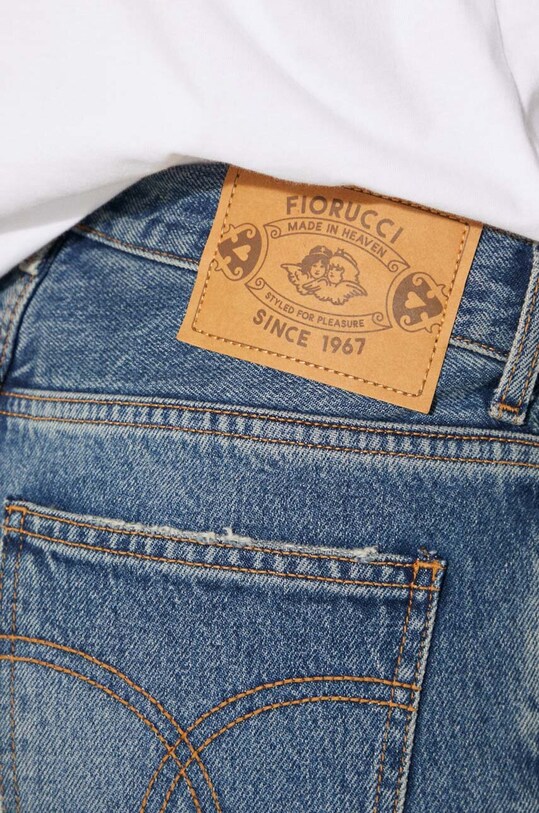 Fiorucci farmer Mid Blue Straight Fit Jeans W01FPDJE075DN01DN02 kék
