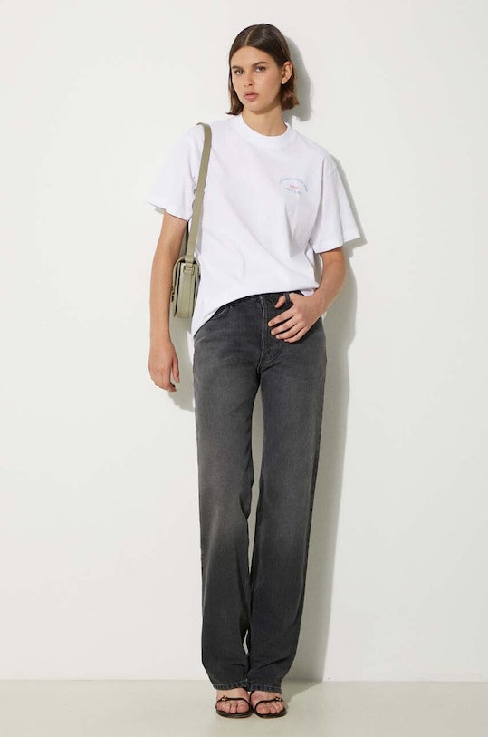 Rifle Fiorucci Faded Black Straight Fit Jeans W01FPDJE075DN01DN05 čierna SS24