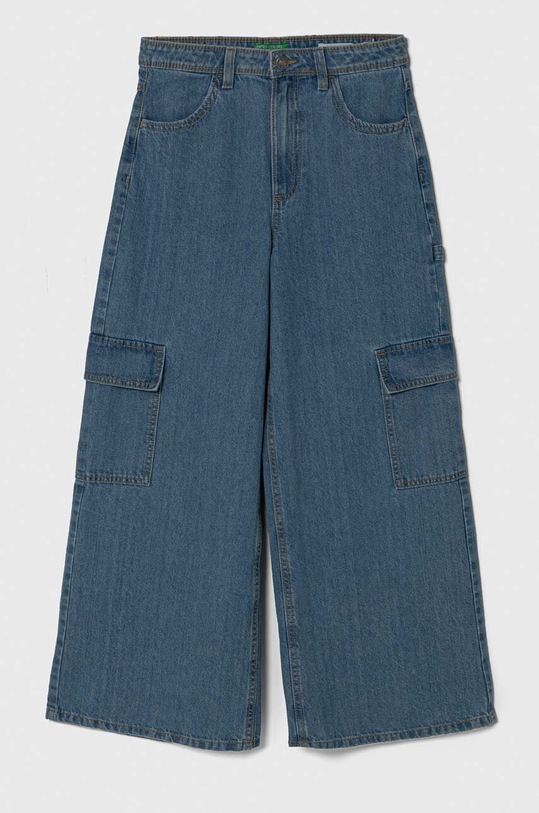 United Colors of Benetton jeansy dziecięce Planet friendly niebieski 4DW2CE02U.G.Seasonal