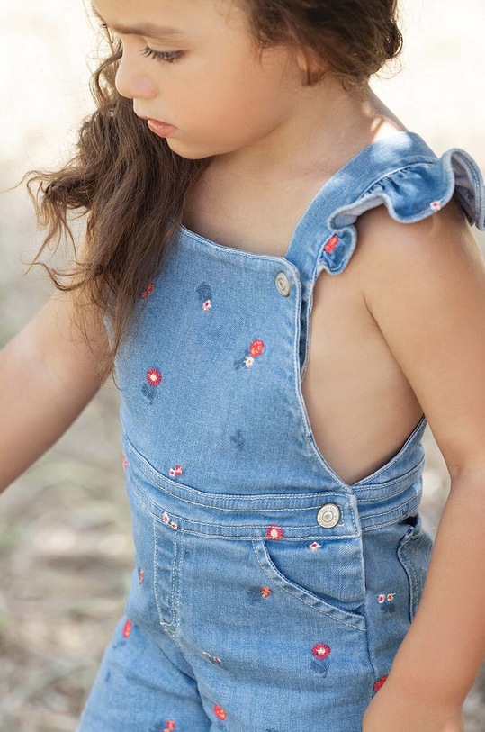Tartine et Chocolat salopete din denim pentru copii salopetă albastru TY21001.104