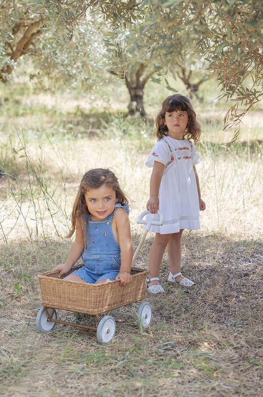 Tartine et Chocolat salopete din denim pentru copii TY21001.104