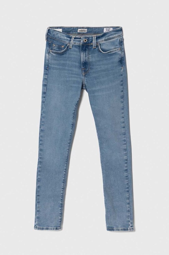 Детские джинсы Pepe Jeans SKINNY JEANS HW JR с регуляцией голубой PG201675XW3