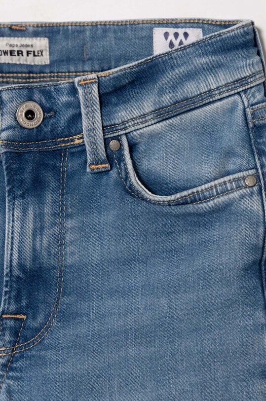 Девочка Детские джинсы Pepe Jeans SKINNY JEANS HW JR PG201675XW3 голубой