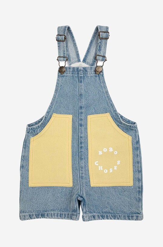 Bobo Choses salopete din denim pentru copii salopetă albastru 124AB098