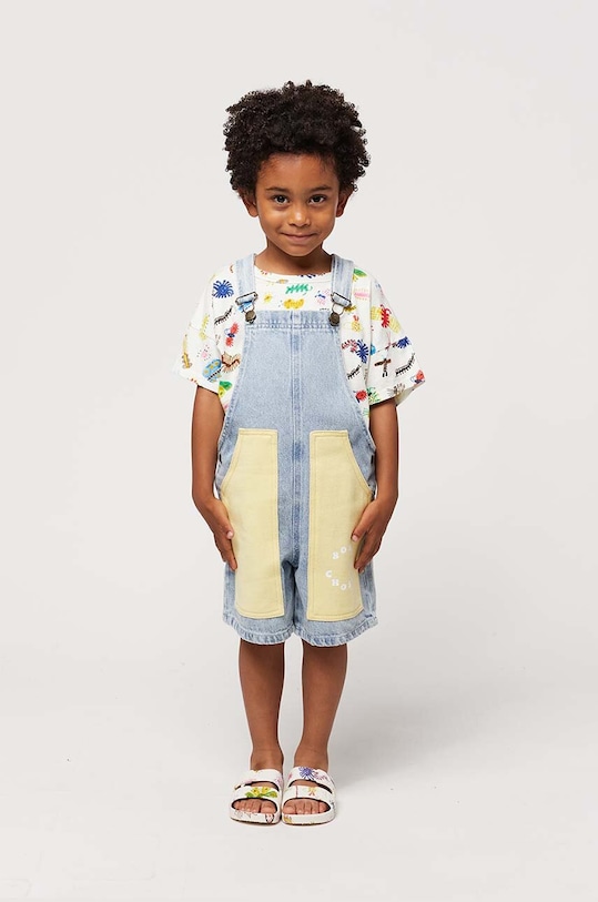 Detské nohavice na traky Bobo Choses nohavice na traky modrá 124AC122