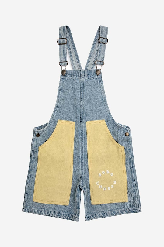 Detské nohavice na traky Bobo Choses 124AC122 modrá SS24