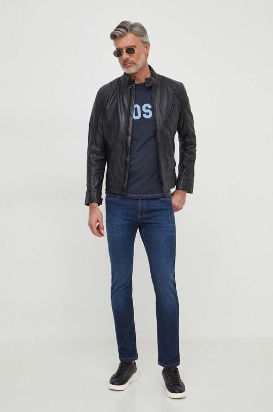 BOSS jeansy 50508404 granatowy SS24