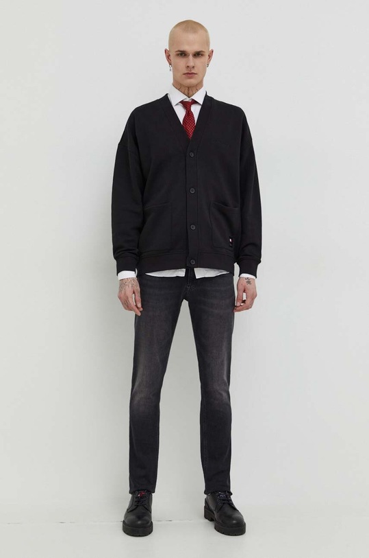 Tommy Jeans jeansy Scanton DM0DM18152 szary SS24