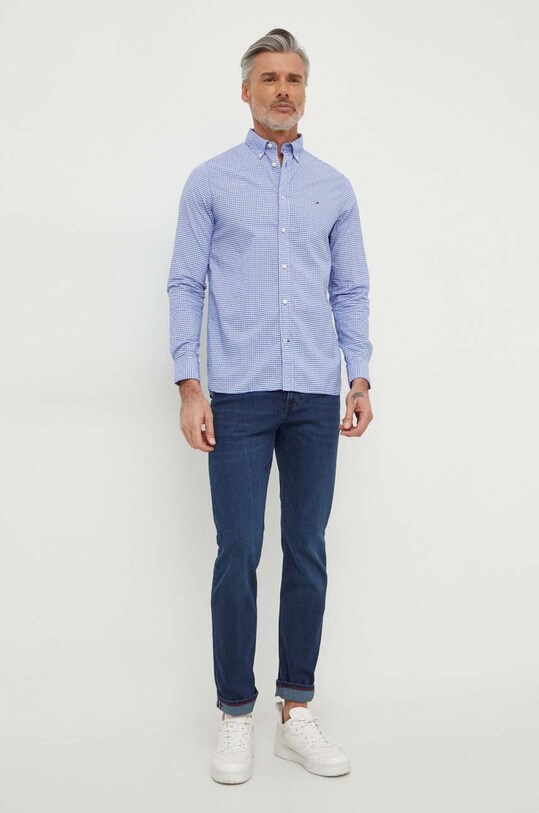 Tommy Hilfiger jeansy MW0MW33947 granatowy SS24