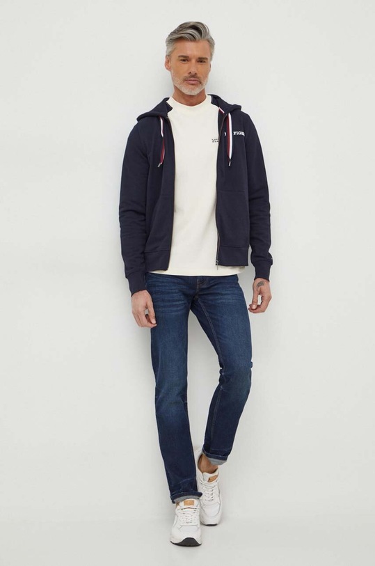Tommy Hilfiger jeansy Denton MW0MW33973 granatowy SS24