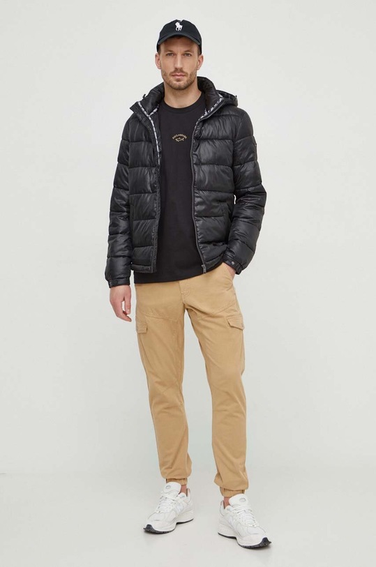 Guess spodnie NEW KOMBAT M4RB17.WFYSA brązowy SS24