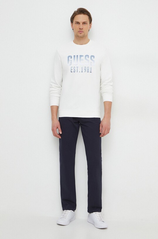 Guess pantaloni M4RB16.WFYRB blu navy SS24