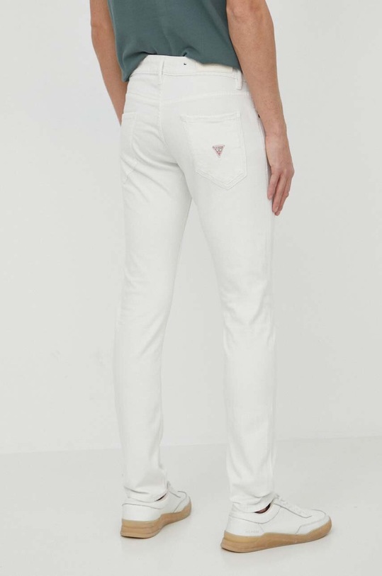 Odjeća Traperice sa svilom Guess M4RAN1.WFXVB bijela