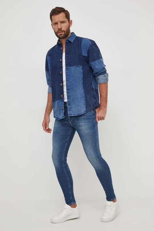 Calvin Klein Jeans jeansy J30J324185 niebieski SS24