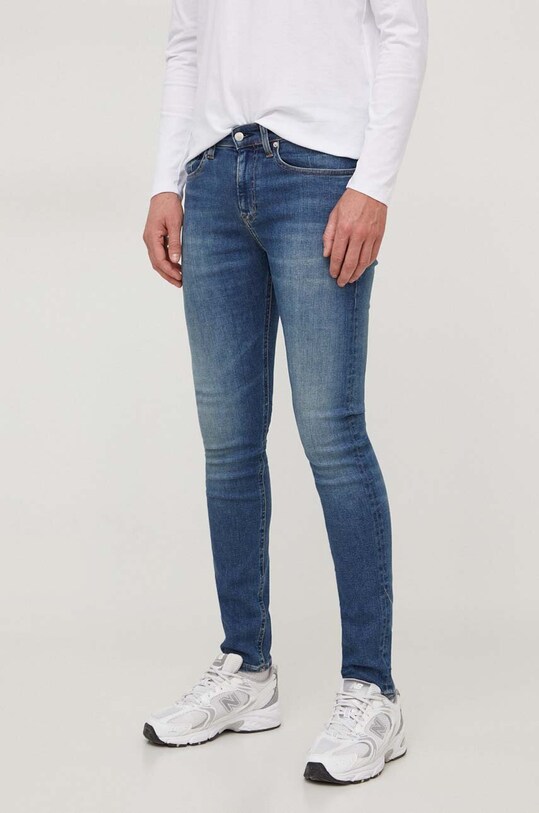 Rifle Calvin Klein Jeans modrá J30J324198