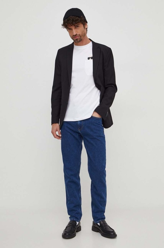 Calvin Klein Jeans jeansy J30J324561 granatowy SS24