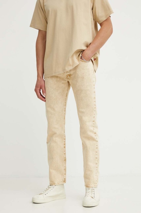 Levi's jeansy 501 00501 beżowy AA00