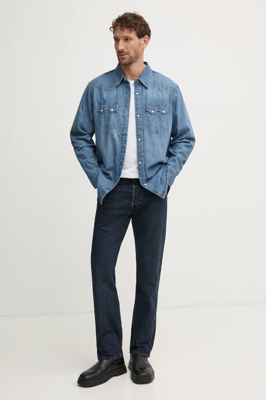 Levi's jeansi 501 00501 bleumarin AW24