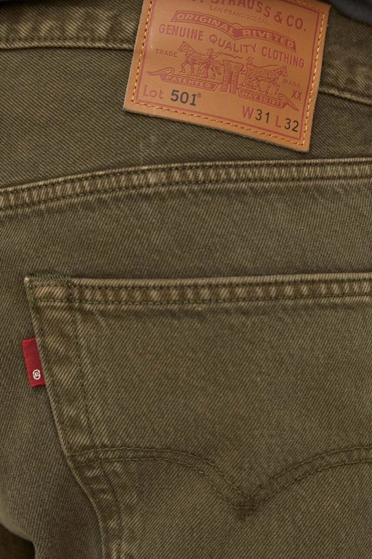 Levi's jeansy 501 zielony 00501