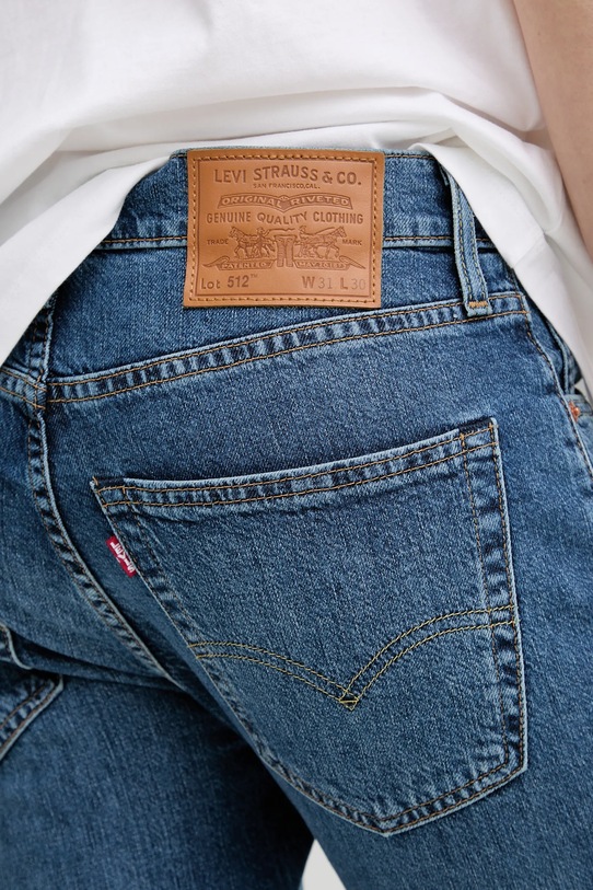 Levi's jeansy 512™ SLIM TAPER niebieski 28833