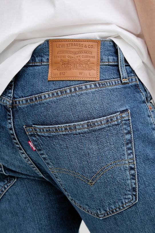 Levi's jeansy 512™ SLIM TAPER niebieski 28833