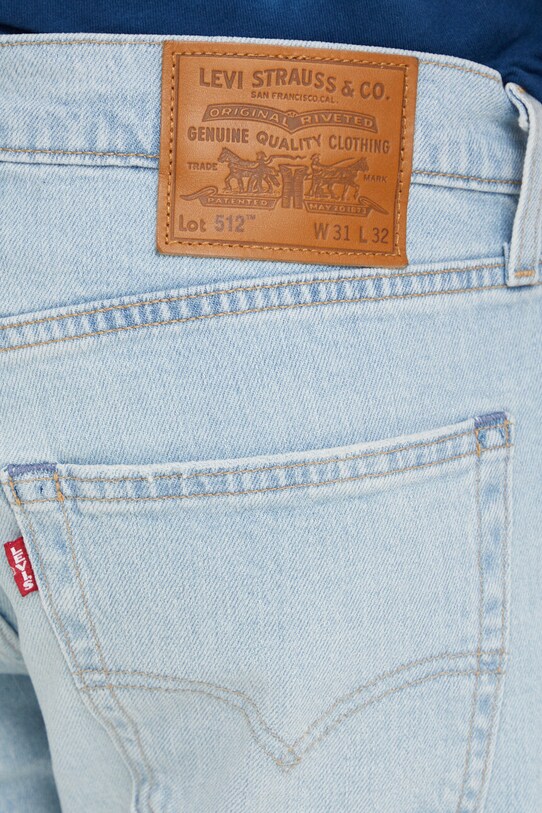 Levi's jeansy 512 SLIM niebieski 28833