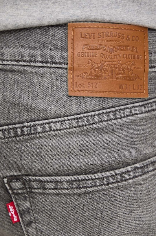 Levi's jeansy 512™ SLIM TAPER szary 28833