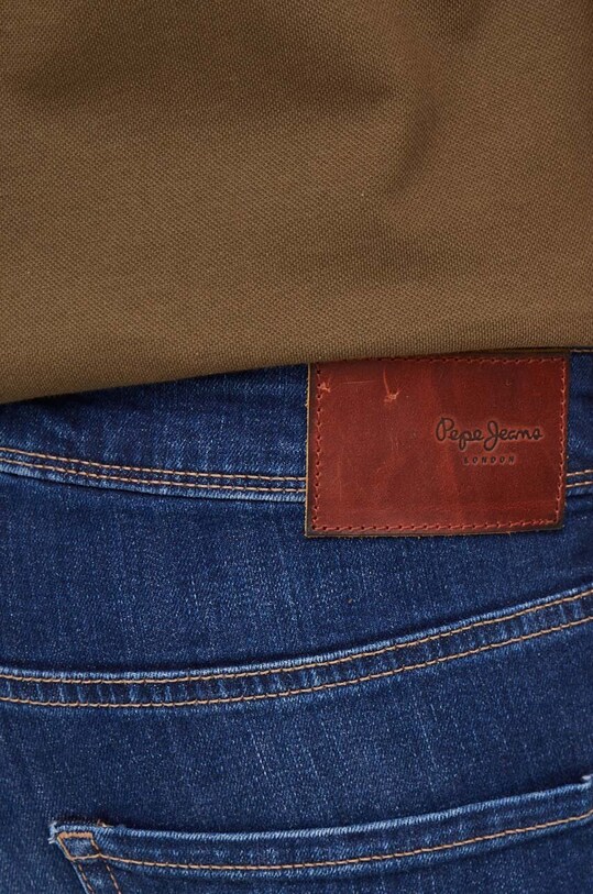Pepe Jeans jeansy SKINNY JEANS granatowy PM207387CT4