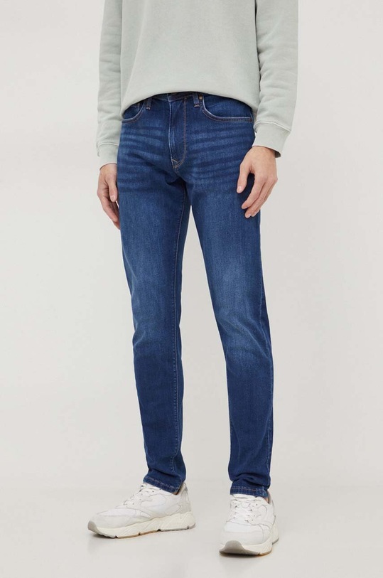 Pepe Jeans jeansy TAPERED JEANS granatowy PM207390CT4