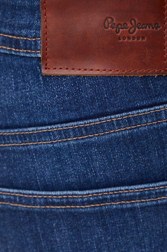 Pepe Jeans jeansy TAPERED JEANS granatowy PM207390CT4