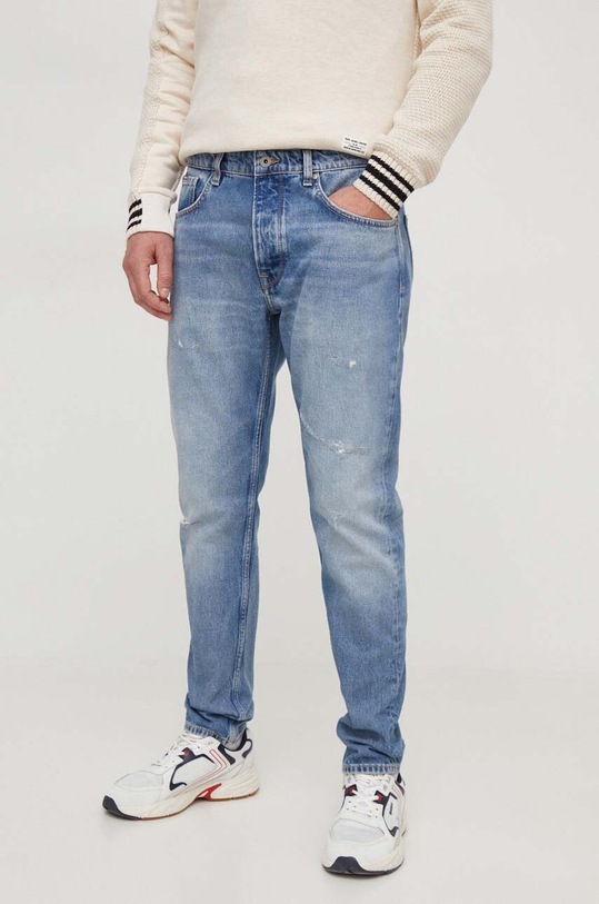 Pepe Jeans jeansi Tapered albastru PM207392RH1
