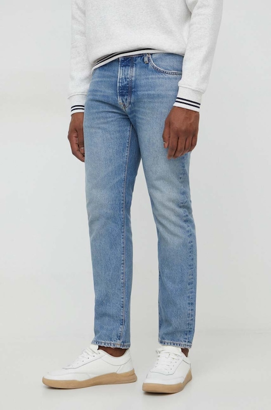 Pepe Jeans jeansy STRAIGHT JEANS niebieski PM207394MI9
