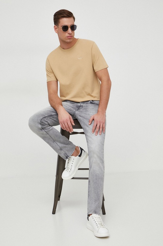 Pepe Jeans jeansy STRAIGHT JEANS STONE PM207404 szary SS24
