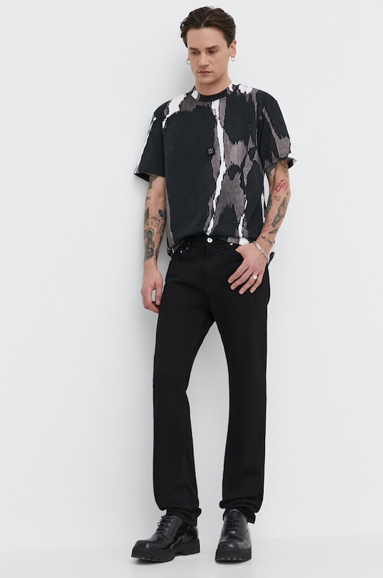 HUGO Blue jeansy 50511483 czarny SS24