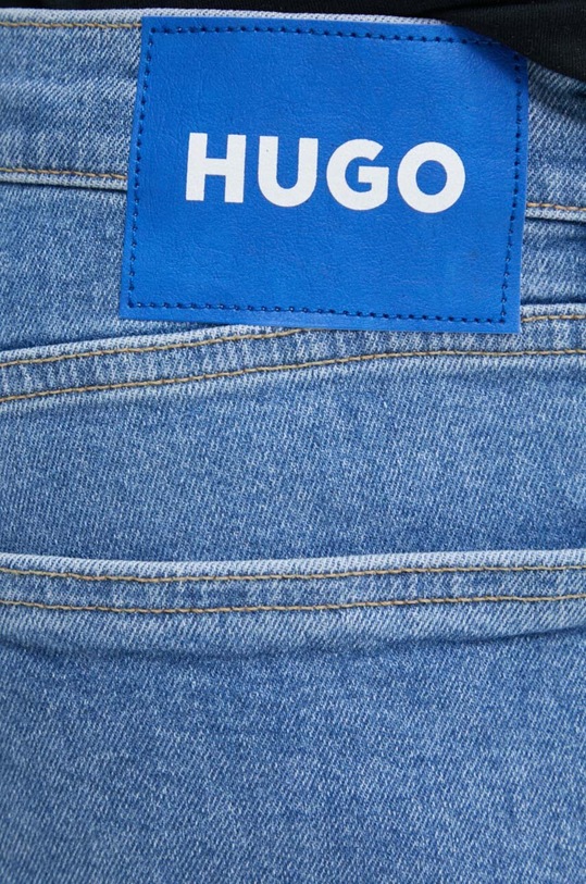 HUGO Blue jeansy Zane niebieski 50511523