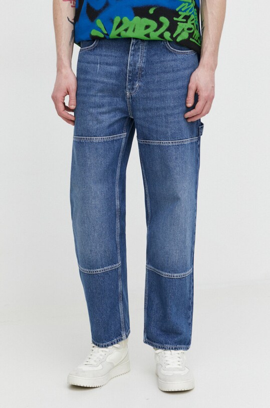 HUGO Blue jeansy niebieski 50517455