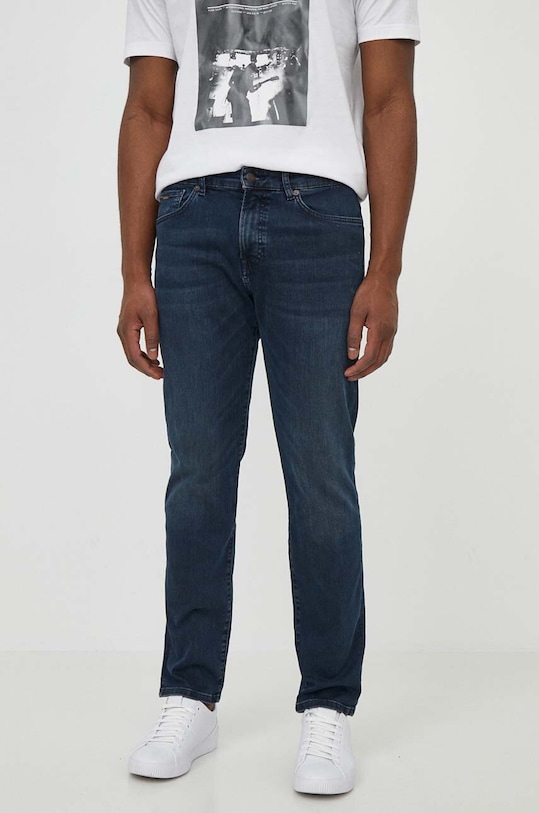 BOSS Orange jeansy 50513808 granatowy SS24