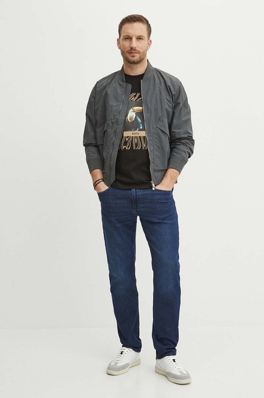 BOSS jeansy 50513642 granatowy SS24