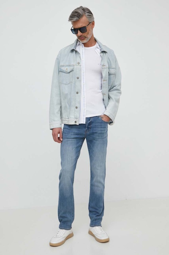 Džíny Armani Exchange 3DZJ13.Z1XBZ modrá SS24